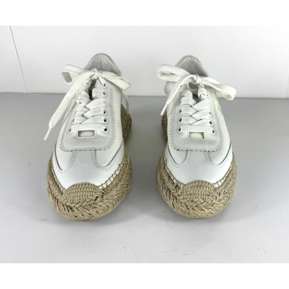 Christian Louboutin Women’s Espasneak Espadrille Sneakers White EU 37 US 7 - Picture 2 of 10